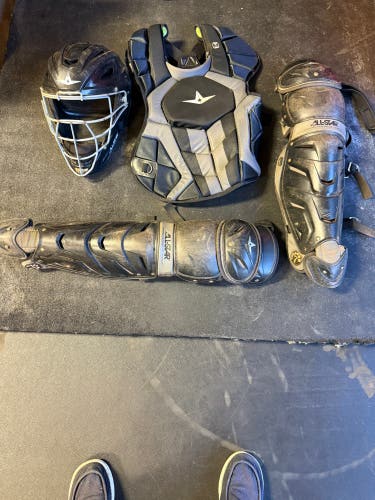 Black All Star System 7 Catcher's Set (Used)