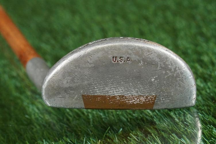 Vintage Otey Crisman 18 HB Putter Mid-Mallet 35" Hickory Wooden Shaft Right RH