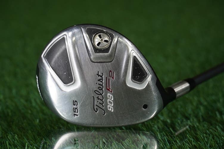 Titleist 909F2 15.5 3 Wood Fairway Diamana 75FW Stiff Flex Graphite Left LH