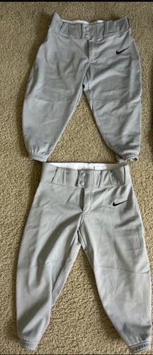 Unisex Youth Knicker Game Pants - Have multiple styles. Gray, Pinstriped & White with Piping