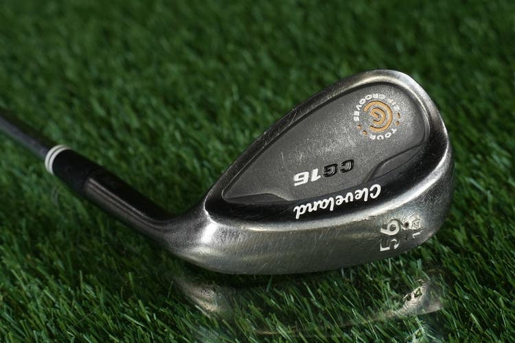 Cleveland CG16 56 14 Sand Wedge Black Tour Zip Grooves Wedge Flex Steel RH