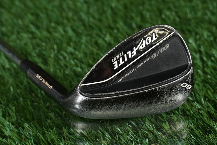 Top Flite Tour 60 8 Lob Wedge Black Stainless Wedge Flex Steel Right-Handed RH