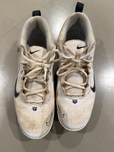 White Men's Size M 7.0 (W 8.0) Adult Nike Trout (Used)