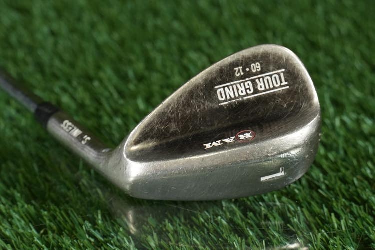 Ram Tour Grind 60 12 Lob Wedge "L" R-44 Oil Can Wedge Flex Steel Shaft RH