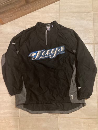 Majestic Toronto Blue Jays Authentic Collection Cool Base 1/4 Zip Pullover - XL