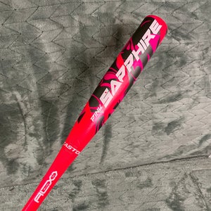 Pink 2025 Easton Pink Sapphire Alloy Bat (-10) Alloy 17 oz 27" (Used)