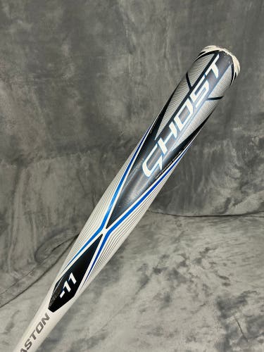 Gray Easton Ghost Alloy Bat (-11) Alloy 18 oz 29" (Used)