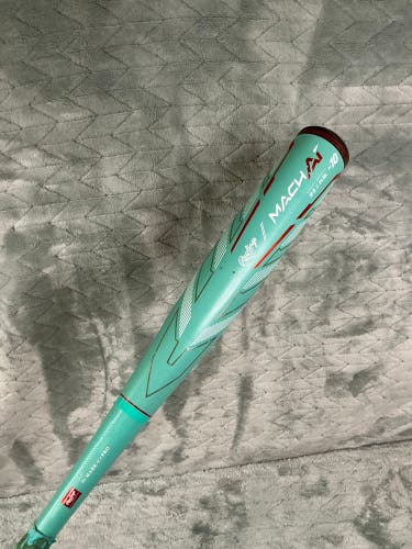 2024 Rawlings Mach AI Alloy Bat USSSA Certified (-10) Alloy 20 oz 30" (Used)