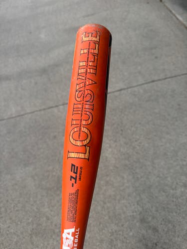 2023 Louisville Slugger Atlas Alloy USABat Certified Bat (-12) 18 oz 30" (Used)