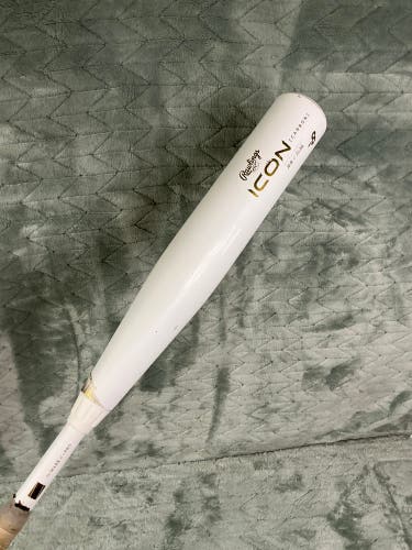 2024 Rawlings Icon Composite Bat USSSA Certified (-8) Composite 22 oz 30" (Used)