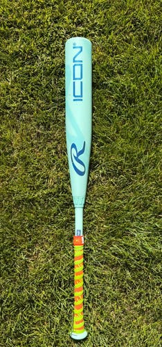 2026 Rawlings Icon Composite USSSA Certified Bat (-8) 22 oz 30" (Used)