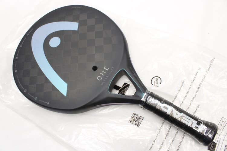*NEW* 2024 HEAD ONE ULTRALIGHT BLACK PADEL RACQUET. #225024. MSRP $209.95