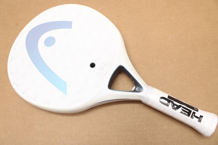 *NEW* 2024 HEAD ONE ULTRALIGHT WHITE PADEL RACQUET. #225014. MSRP $209.95
