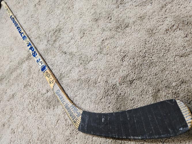 JOE SAKIC 2-20-91 Team Signed Quebec Nordiques NHL Game Used Hockey Stick