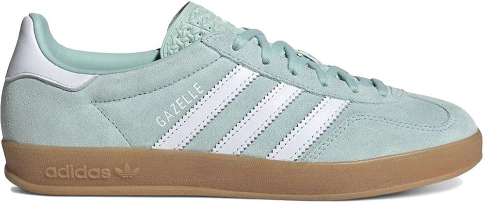 Size 6.5 - adidas Gazelle Indoor Ash Green White (Women's) JS1396