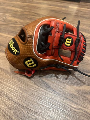 Wilson A2K DATDUDE Super Snake Skin RHT Baseball Glove 11.5" (Used)