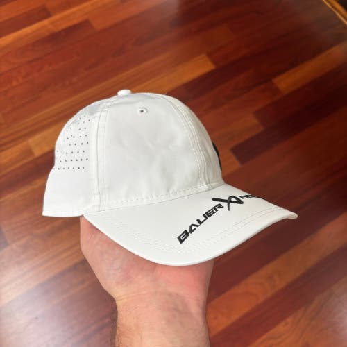 White Adult Unisex One Size Fits All Bauer Hat