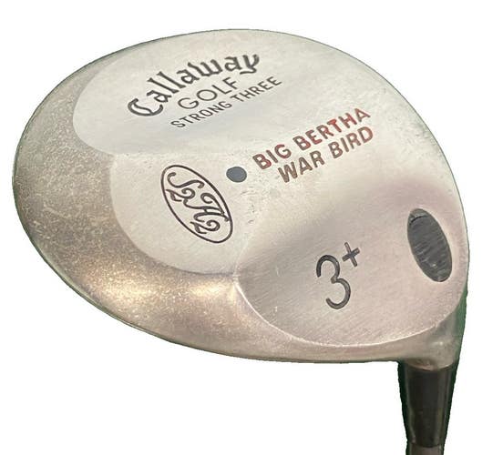 Callaway Big Bertha War Bird Strong 3 Wood S2H2 13* RH Stiff Graphite New Grip