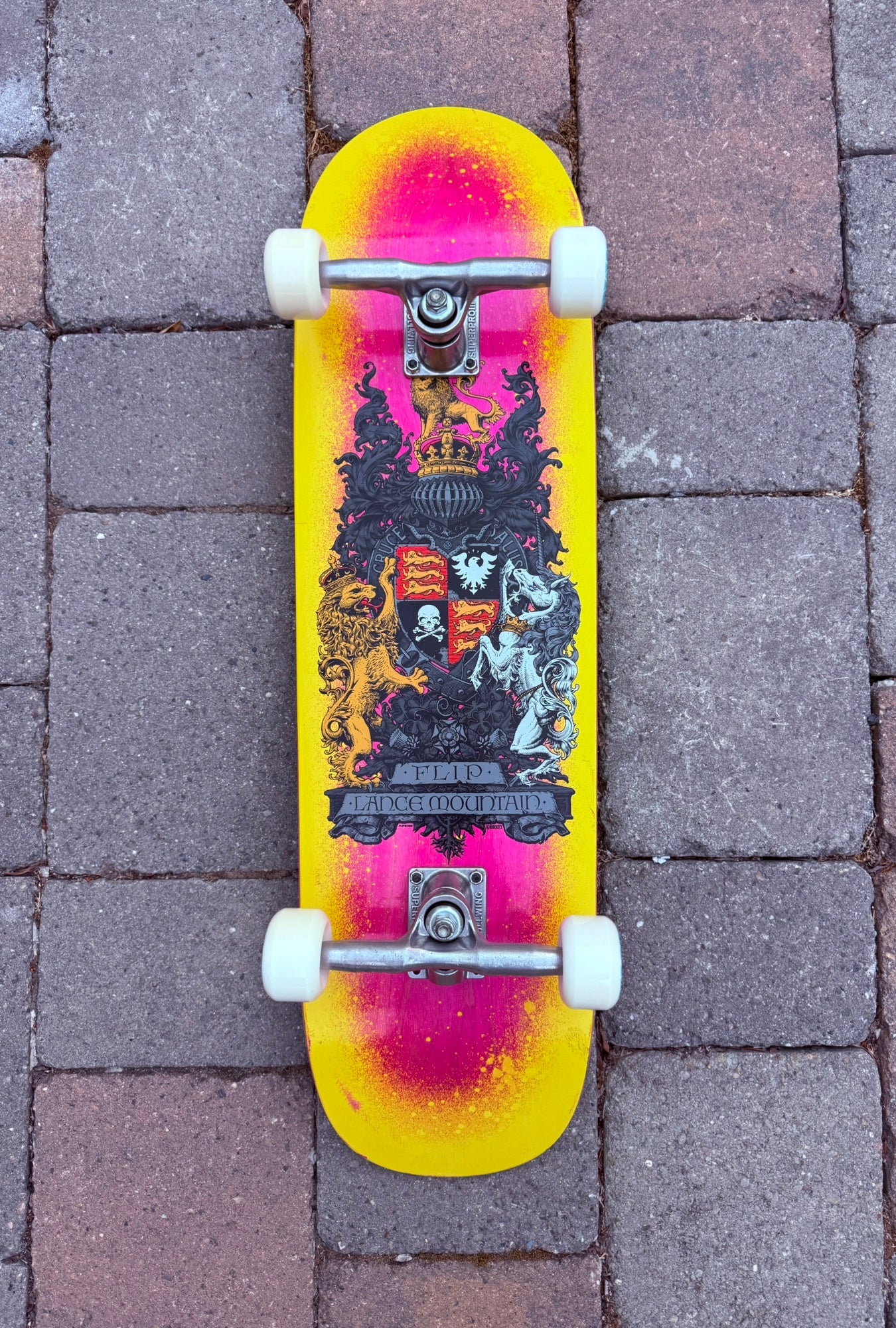Flip Skateboards Lance Mountain Crest Complete Skateboard 8.75