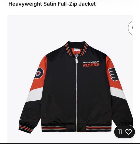 Black Adult Unisex Medium Mitchell & Ness Jacket (New)