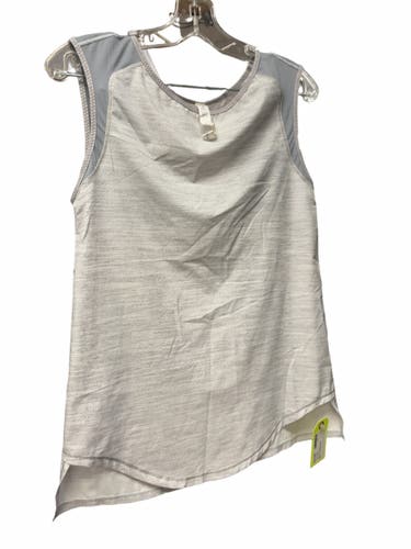 Lululemon Sleeveless Top Size 4 Grey Mesh Back