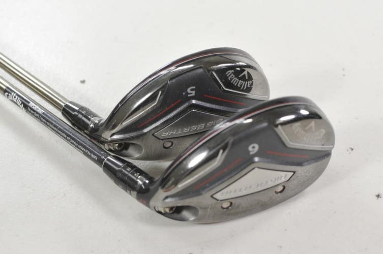 Callaway Big Bertha 2019 5 and 6 Hybrid Set Ladies Flex Recoil Graphite #219678