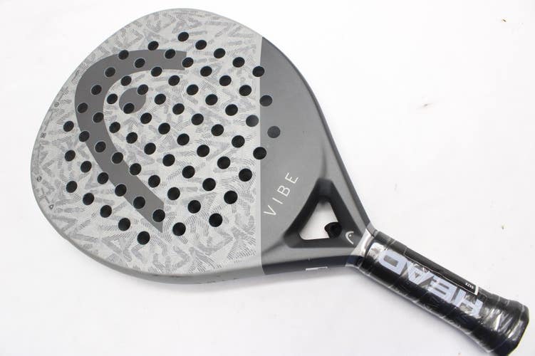 *NEW* 2025 HEAD "VIBE GRAY / BLACK" PADEL RACQUET. #226145. MSRP $109.95