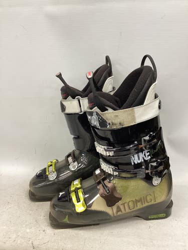 Used Atomic NUKE EIGHTY Mens DH Ski Boot Black 275 MP - M09.5 - W10.5 11851-S000051954