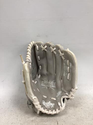 Used Rawlings HIGHLIGHT SERIES BB/SB Glove RH Throw Grey 10 1/2" 11851-S000051681