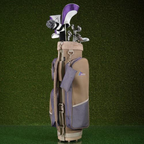 Ladies 16pc. Golf Set Acer XDS Irons, Titech woods, Turbo Putter & Cart Bag, RH