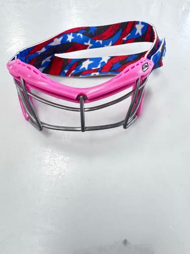 Used STX ROOKIE Lacrosse Facial Protect Pink Junior 11860-S000315503