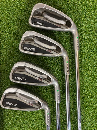 Men's 2013 Ping G25 Right Handed Iron Set Stiff Flex (11 Clubs) #3 - #9, PW, GW, SW, LW (Used)