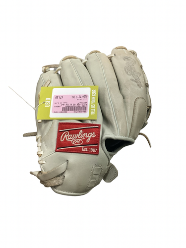 Used Rawlings GG ELITE BB/SB Glove RH Throw White 12 1/2" 11613-S000189719