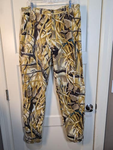 Cabela's Men's Size: 36 Tall Camo Fleece Thermal Hunting Pants Base Layer Warm
