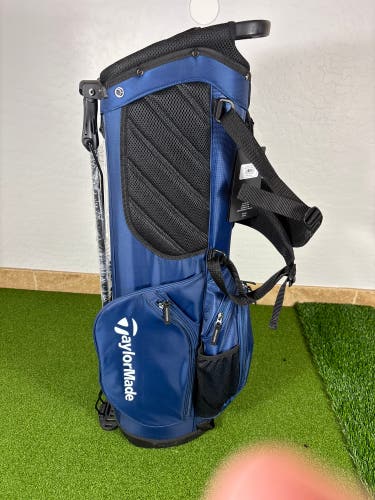 NEW TaylorMade FlexTech Stand Golf Bag Navy Blue 4-Way Dual Strap Carry NWT