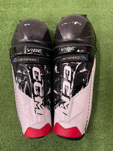 Intermediate CCM JetSpeed Vibe Shin Pads 13" (Used)