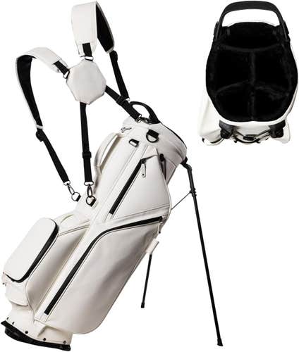 NEW Mizuno Pro 5-Way White Stand Golf Bag