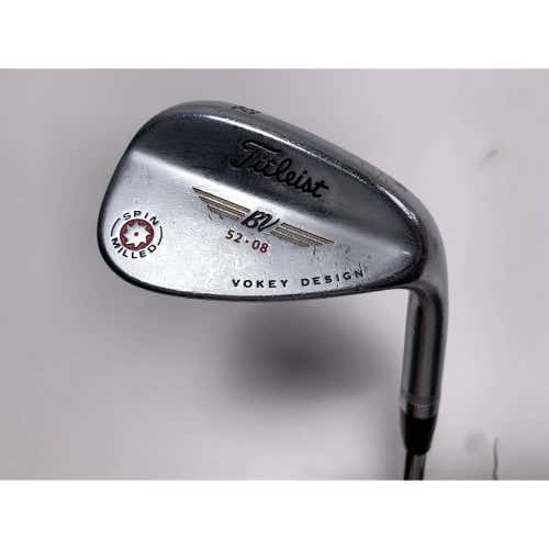 Titleist Vokey Spin Milled Chrome 2009 Gap Wedge GW 52* 8 TT DG Stiff RH