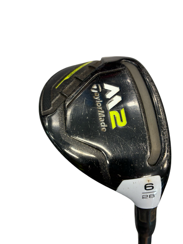 Used Taylormade M2   6/28 Mens Hybrid Club RH 6 Hybrid 11682-S000139388