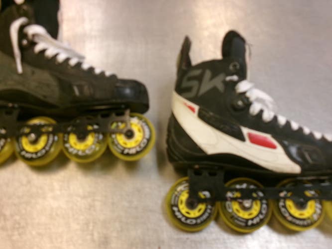 Used Reebok 5K Senior Rec Fitness Skates Black Senior 9.5 11339-S000206760