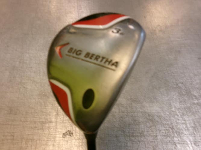 Used Callaway BIG BERTHA Mens Fairway Wood RH 3 Wood 11339-S000206747