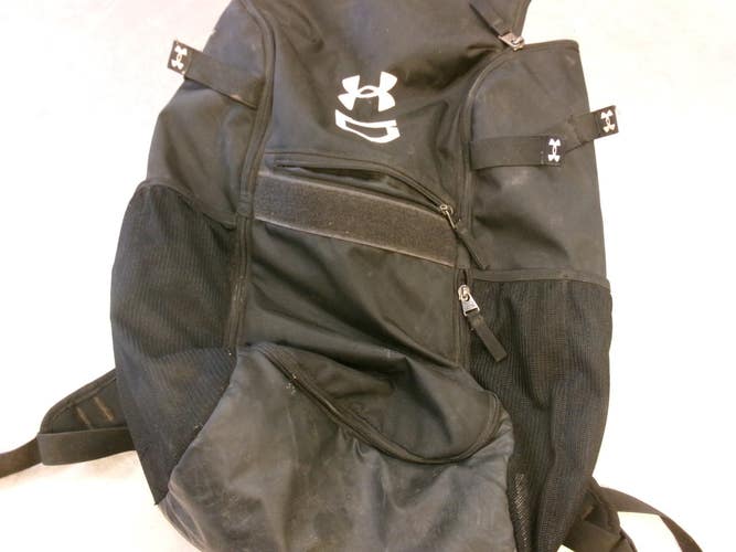 Used Under Armour BAT BAG BB/SB Player Backpack Black 11339-S000206738