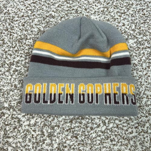 Minnesota Golden Gophers Beanie Mens One Size Gray NCAA Football College Sports