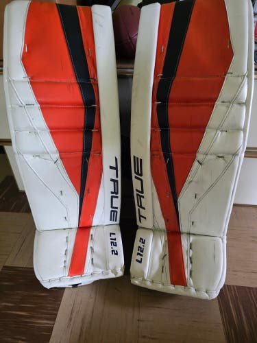 TRUE L12.2 Pro Stock Goalie Pads Konovalov OILERS 3477