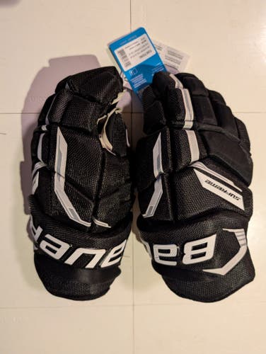 Bauer Supreme Fuse Gloves 13" (New) Black and White