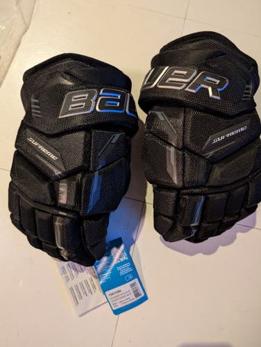 Bauer Supreme Fuse Gloves 13" (New) All Black