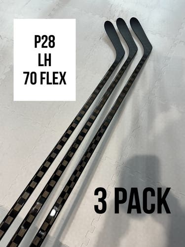 Senior(3x)Left P28 70 Flex ProBlackStock™ Unbranded Blackouts Pro Stock Nexus Hockey Sticks