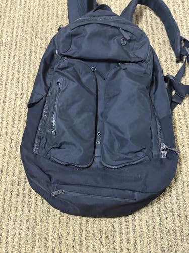 Lululemon Black Cruiser Backpack Bookbag Travel Bag