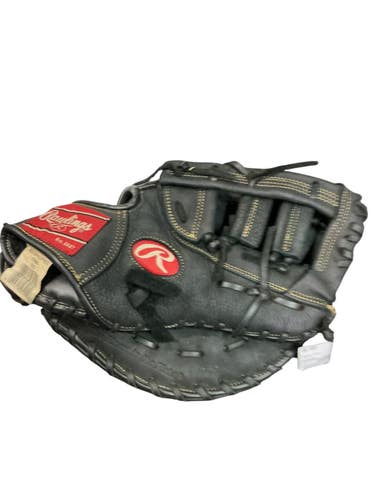 Used Rawlings RFBMB BB/SB First Base RH Throw Black 12 1/2" 10743-S000489035