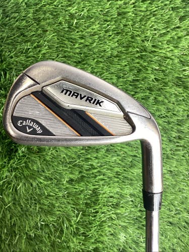 Callaway Mavrik Single 7 Iron With TX-90 Regular Steel Shaft 37.5